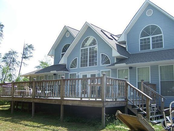 Back deck with hot tub