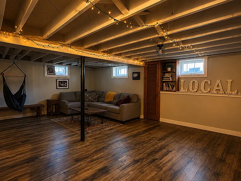 Finished basement