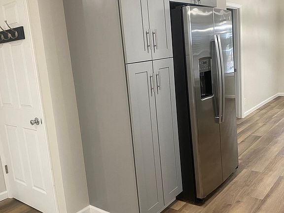 Nice side by side stainless steel refrigerator with pantry
