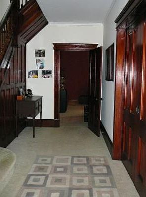Foyer w/Pocket Doors on Right to Living Rm.  Door ahead leads to Family Rm.