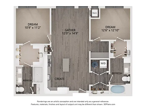 Floor plan D12