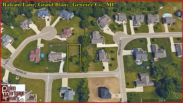 Balsam Lane air photo