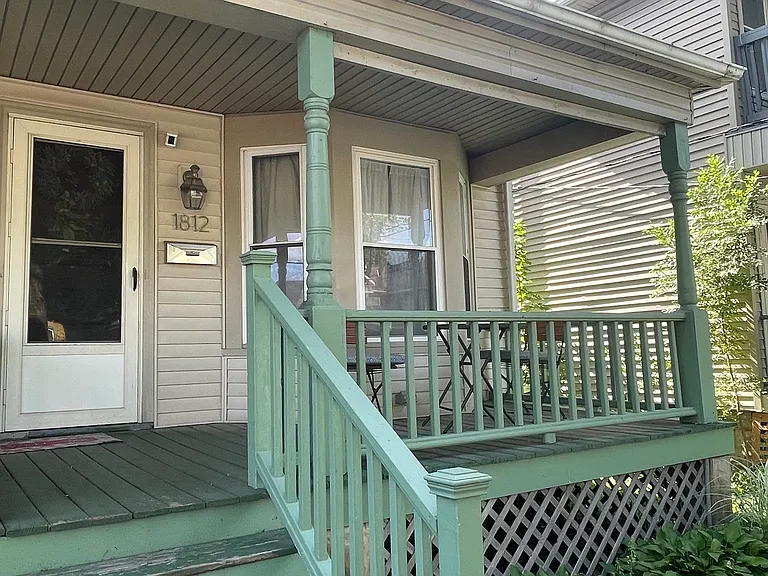 Front porch with outdoor furniture
