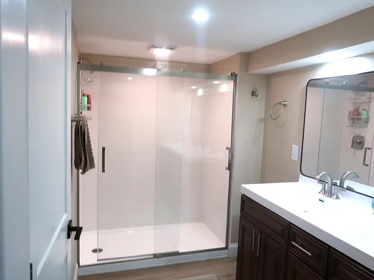 Lower level bathroom