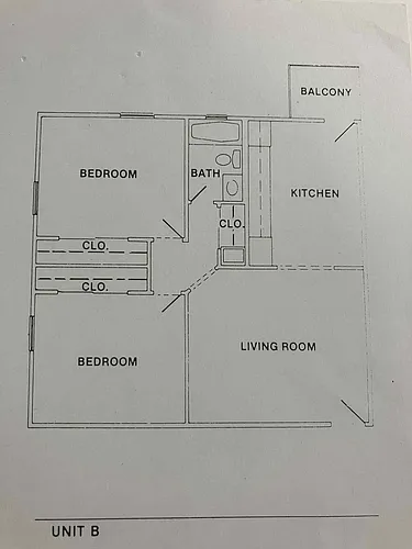 Floor plan 2-Bedroom Apartment