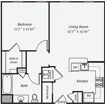 Floor plan The Allen