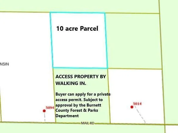Near Mail Rd, Danbury, WI 54830