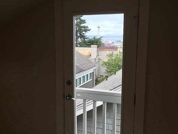 Space needle view from top floor bedroom