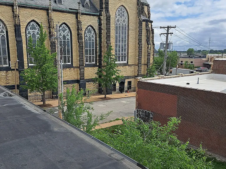 View of Historic Saints Peter & Paul Catholic Church from Private Deck