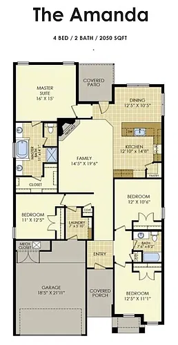 Floor plan The Amanda