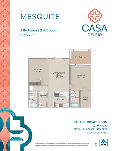 Floor plan Mesquite