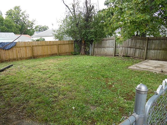 Back yard is completely fenced