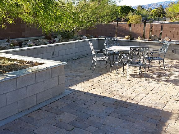natural shaded patio