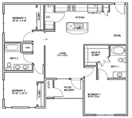 Floor plan Marley
