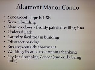 2400 Good Hope Rd SE APT 101, Washington, DC 20020