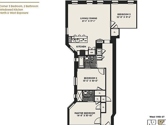 2nd image of 526 W 111th St APT 4B