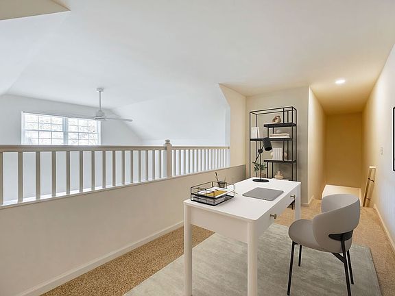 Loft with carpet