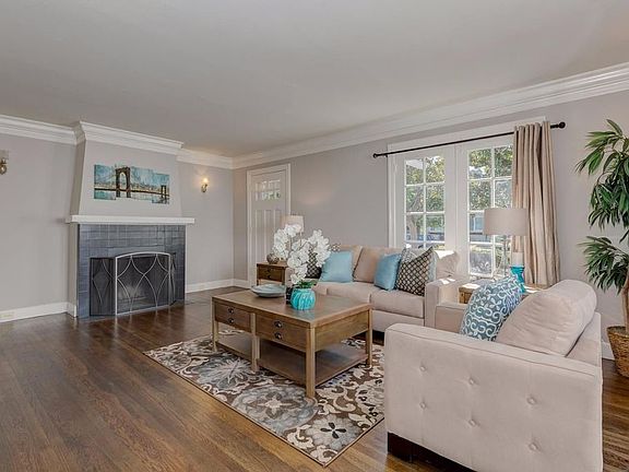 Living Room and fireplace