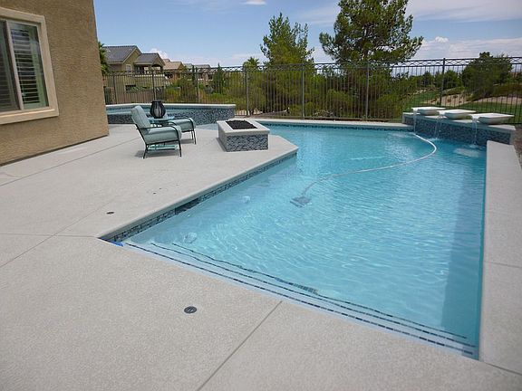 Pool overlooking fairway