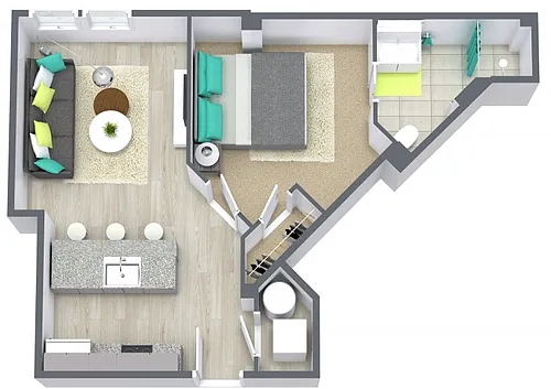 Floor plan The Aurora Lights