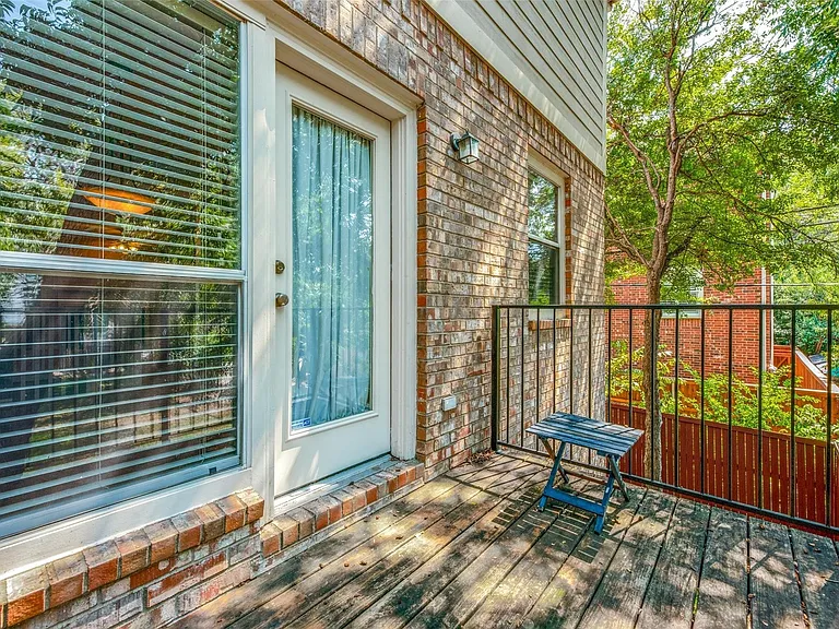 Balcony off of second level