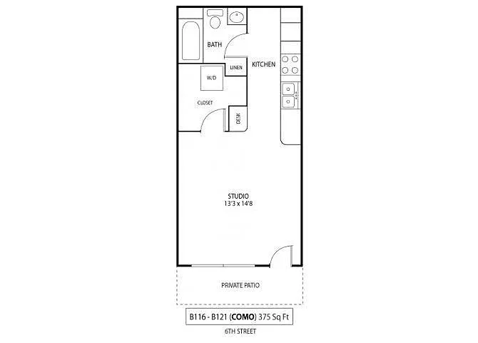 Floor plan Como