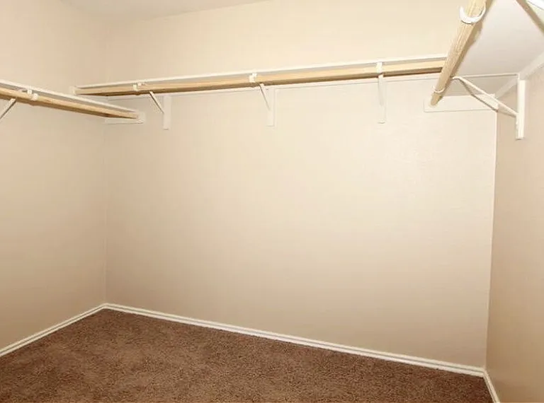 Master bedroom large walk-in closet