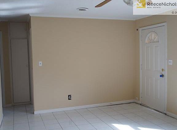 Front entry with ceramic tile