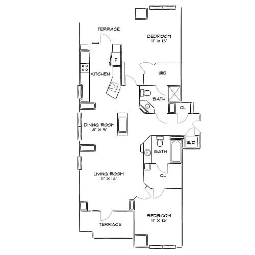 Floor plan Design 2K Premier