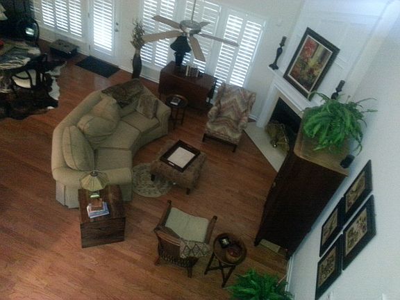 Open Loft upstairs serves as den