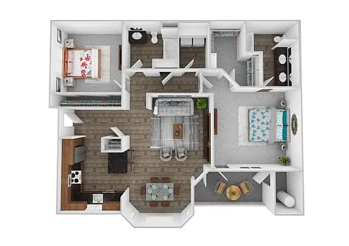 Floor plan The Escape cp2 2x2