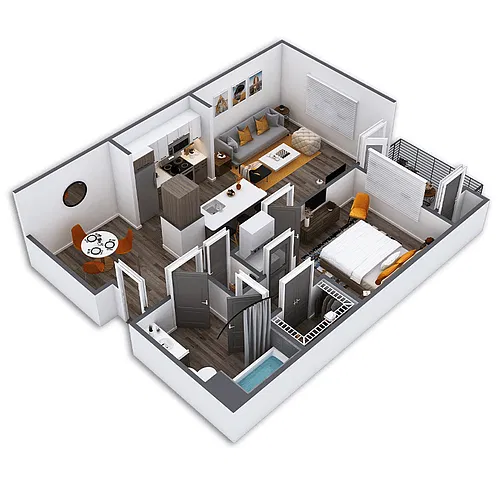 Floor plan Bigleaf Platinum