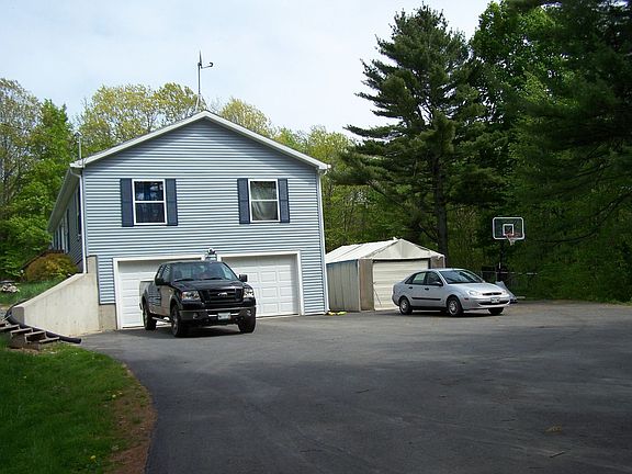 Garage and driveway