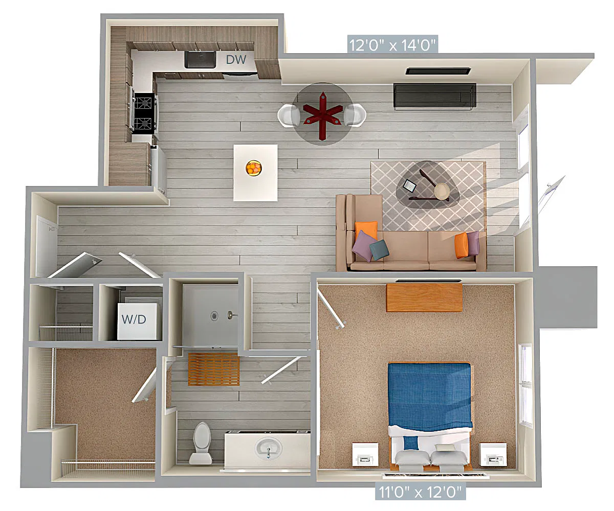 Floor plan A2-707