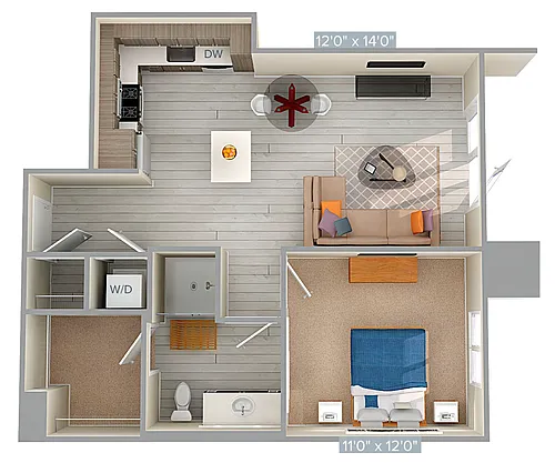 Floor plan A2-707