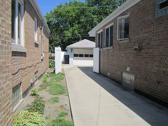 Driveway and garage