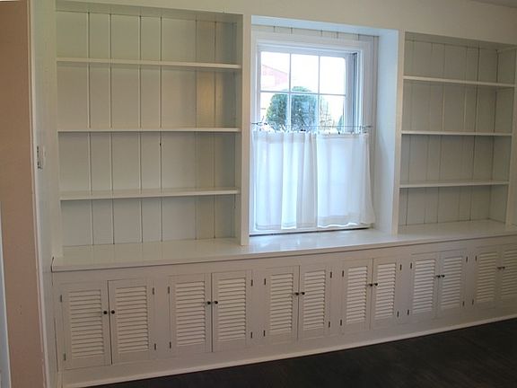 living room, built in storage