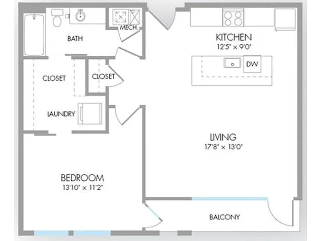 Floor plan Chevron