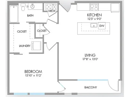 Floor plan Chevron