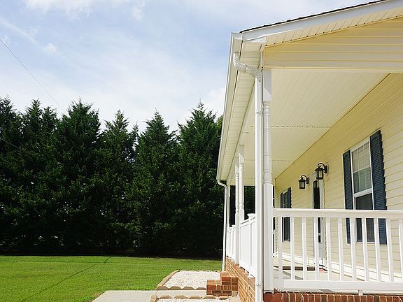 Front porch angled