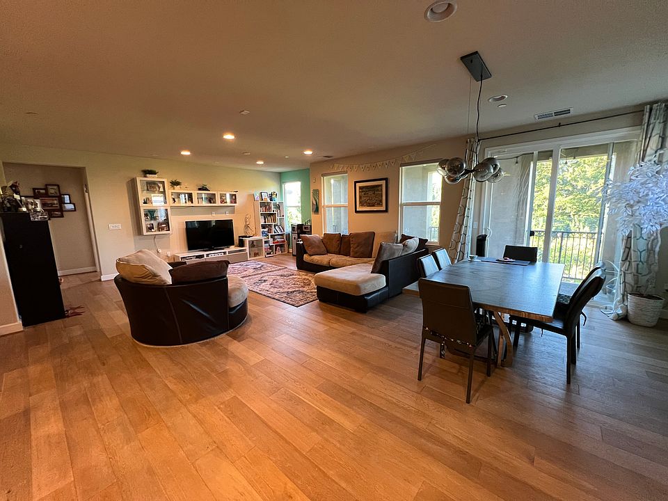 Great room with living and dining space