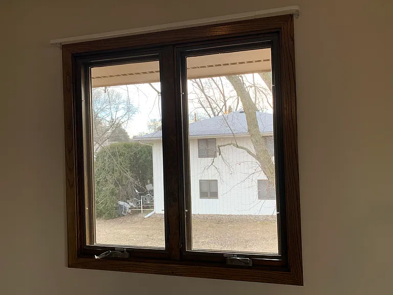 East window of living room