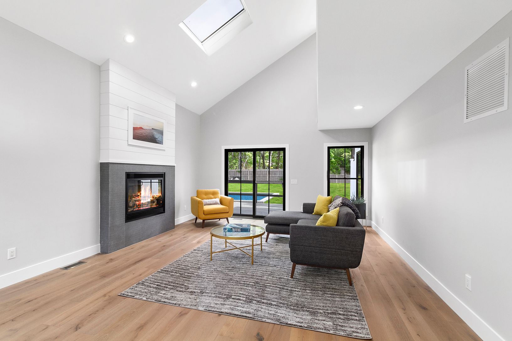  Great Room with gas fireplace.