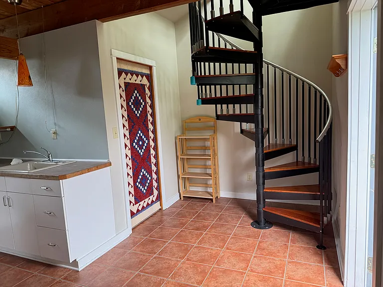 stairs to sleeping loft