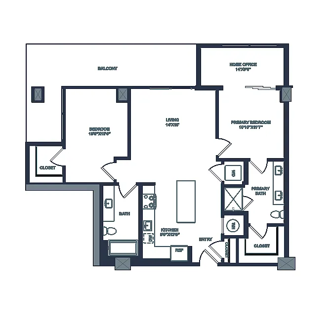 Floor plan B3