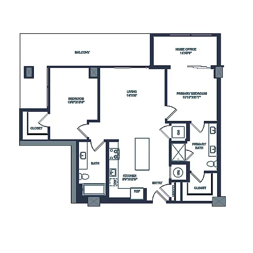 Floor plan B3