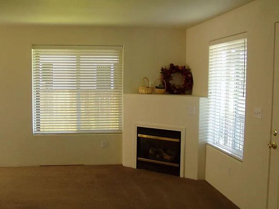 Living room fireplace