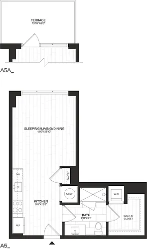 Floor plan A5A