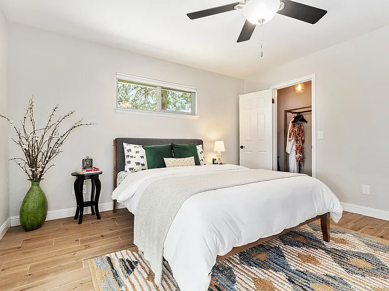 Primary Room with walk in closet