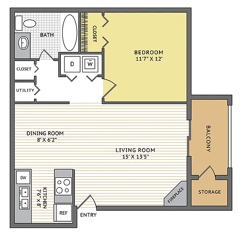 Floor plan Becton